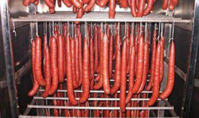 Sausage drying process